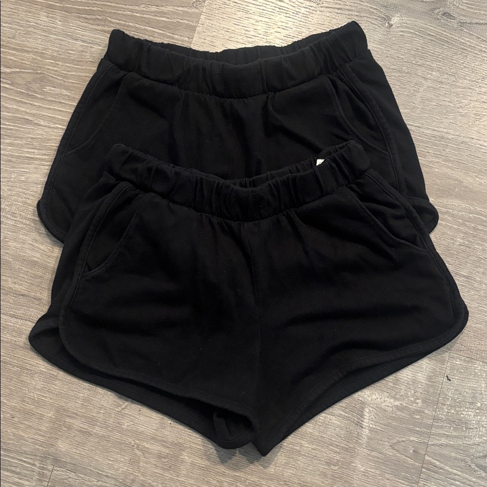 Black Cheer Shorts